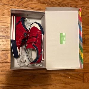 NWT see Kai run red sneakers. Size 12